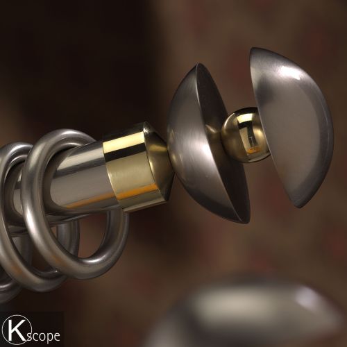 Brass 1'' Diameter - Double Rod