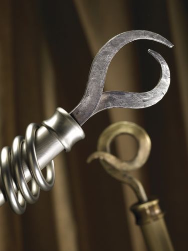 Wrought Iron 1 1/2'' Diameter - Single Rod